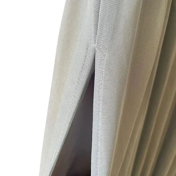 Birds Grey ELSYE DUSTY BLUE Mesh Maxi Women’s Bridesmaid  Gown SZ 2XL #1655 - Picture 8 of 16